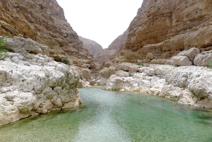 Wadi Shab in Oman