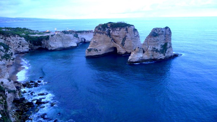 Pigeon Rocks, Beirut, Lebanon