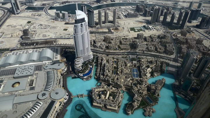 View from the Burj Khalifa 