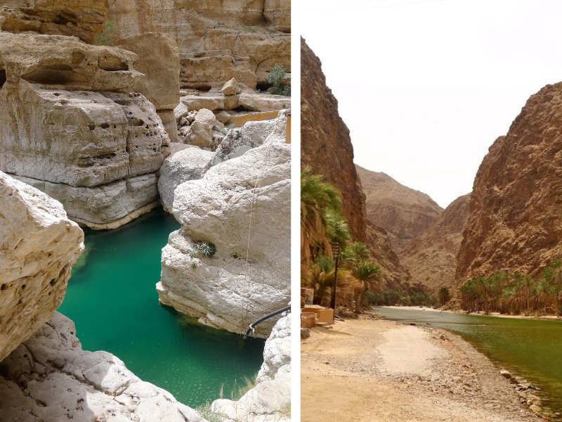 Wadi Shab in Oman