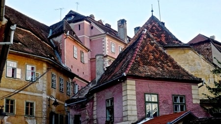 Sibiu Pastel Houses