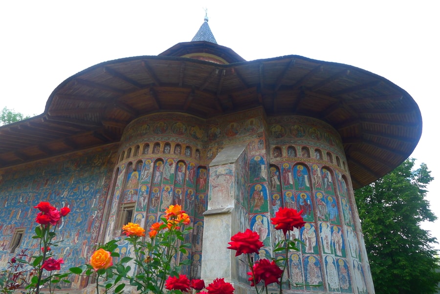 Voronet Monastery in Bucovina