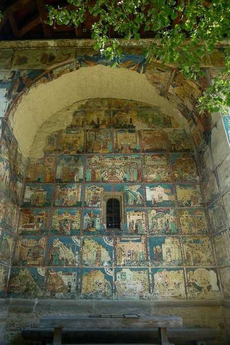 Arbore Monastery Exterior