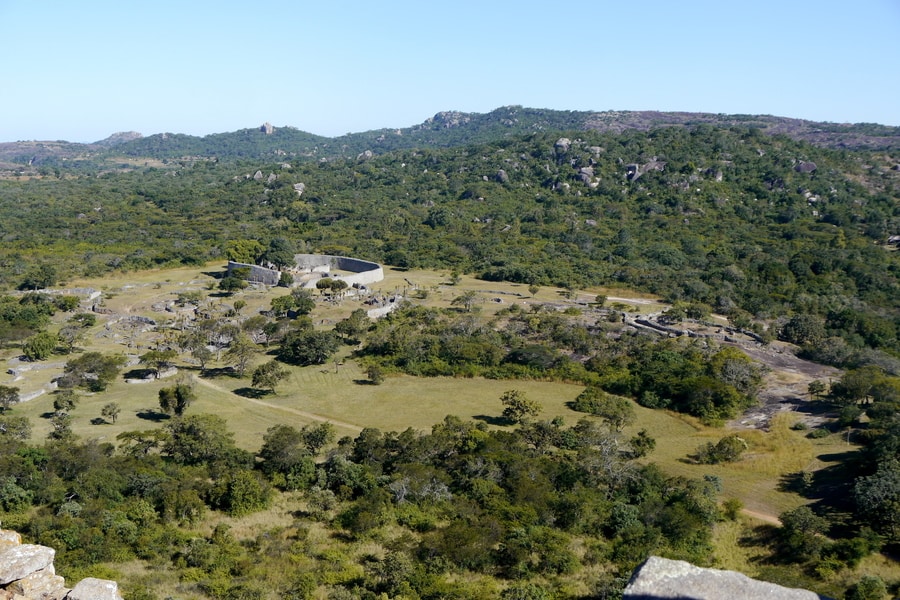 Aerial View of Great Zimbabwe