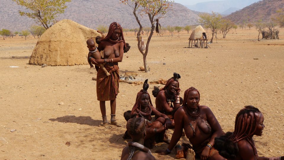 Himba ethnic group in Namibia