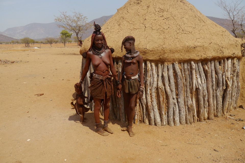 Himba family in Kunene
