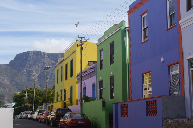 Colorful Houses in Bo Kaap, Cape Town