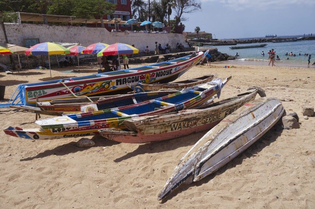 Goree Island Fishing Boats