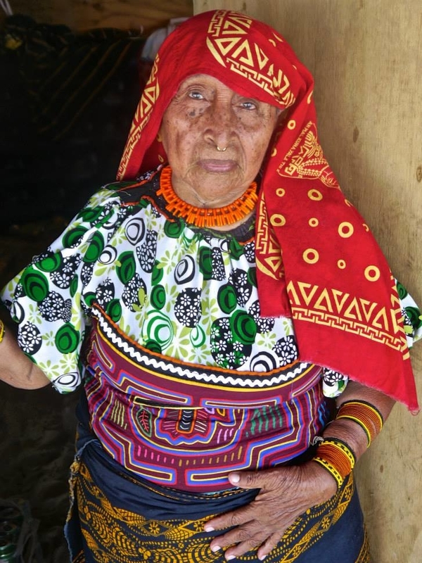 Kuna Woman in the San Blas Islands
