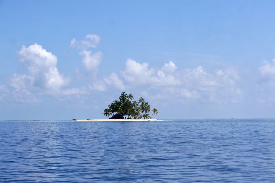 small island in San Blas Panama
