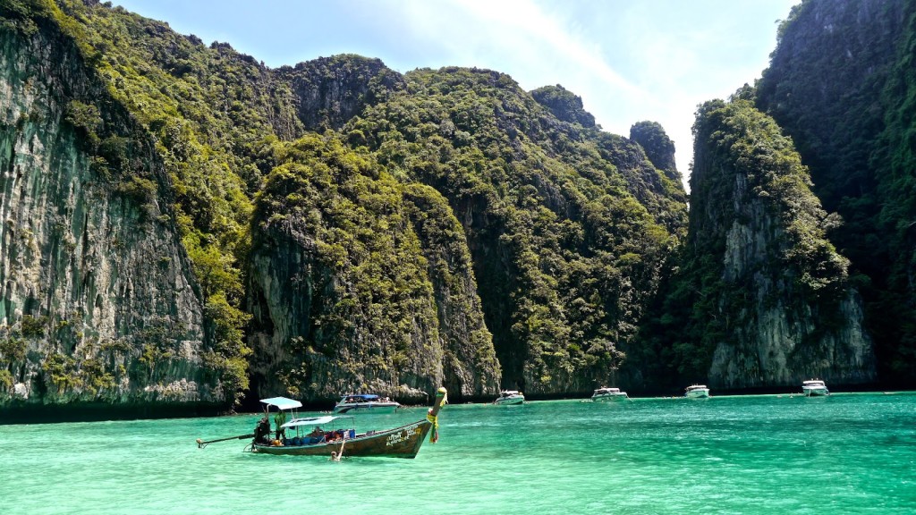 Loh Samah Bay visited on a day trip to Koh Phi Phi