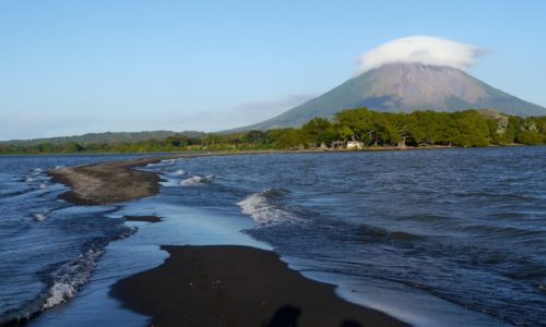 Volcano above Lake Nicaragua