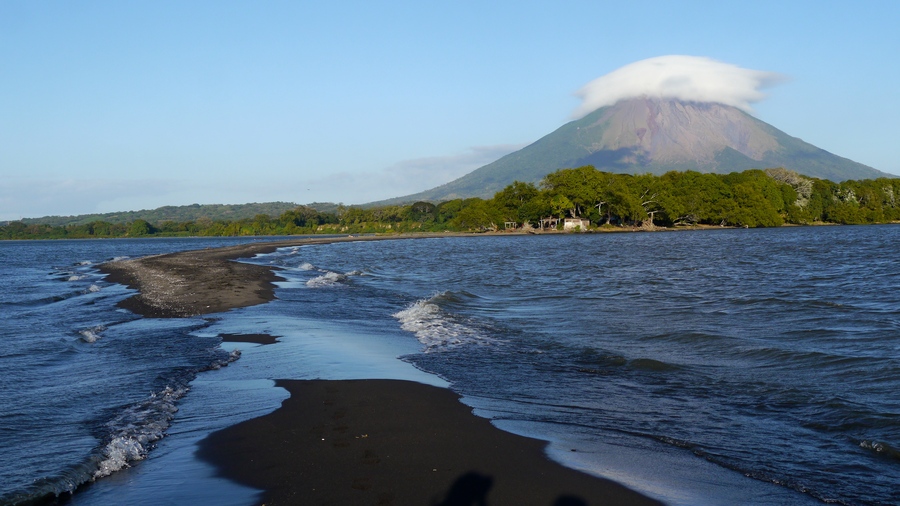 Volcano above Lake Nicaragua