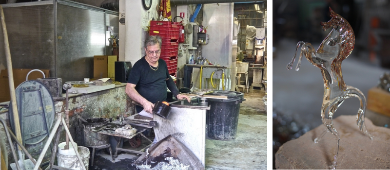 Glass Blowing in Murano Italy