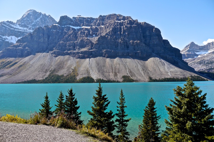 Bow Lake in Banff