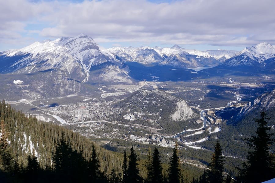 View from Sulphur Mountain