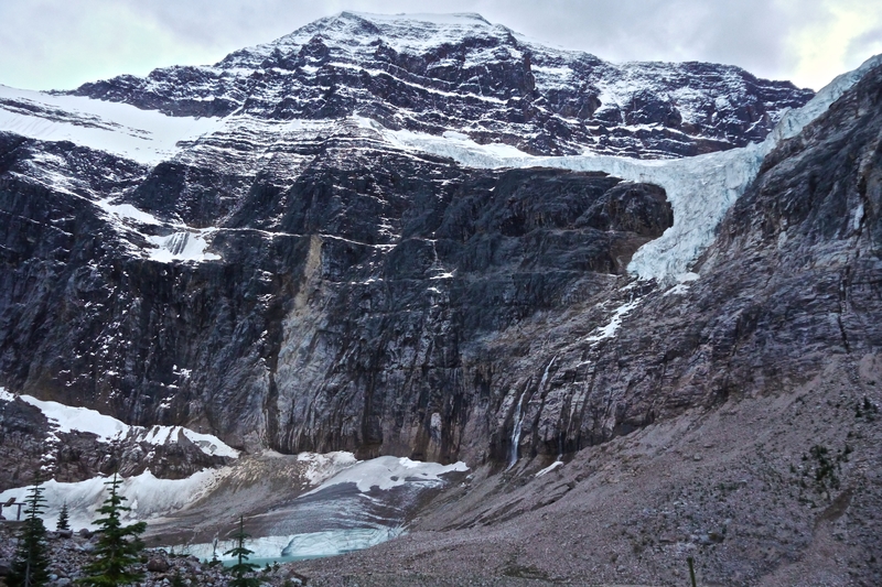 Angel Glacier in the Canadian Rockies