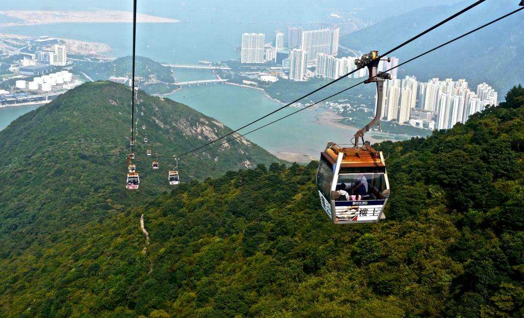 Skytram to Ngong Ping Village