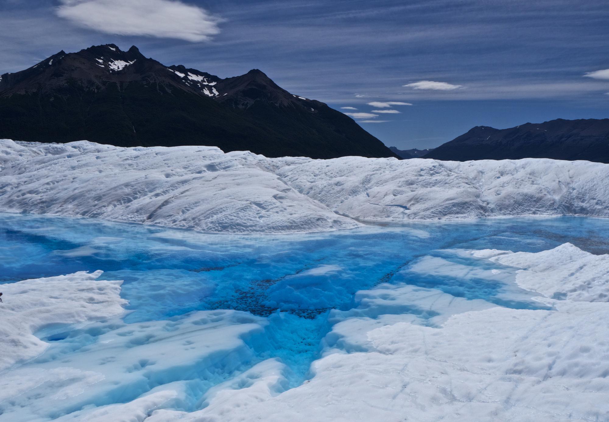 Blue Pool on the Perito Moreno Glacier