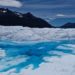 blue glacial melt on the Perito Moreno Glacier