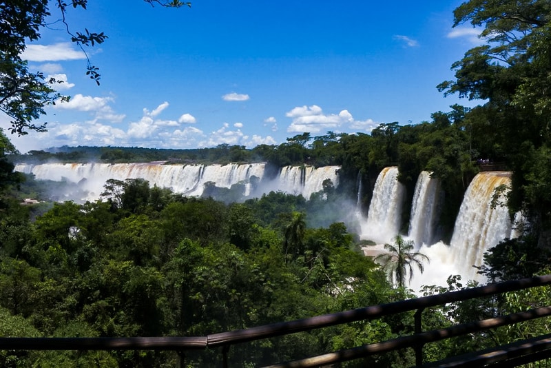 View of Iguazu Falls from Argentina