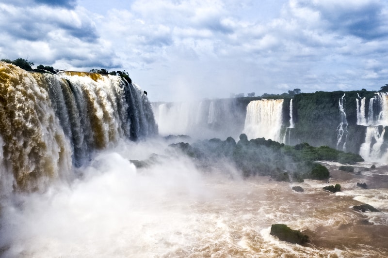 View of Iguazu Falls from Brazil