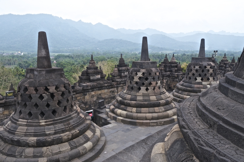 Borobudur Stupas, Indonesia