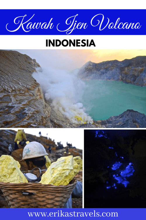 Kawah Ijen Volcano Blue FIre