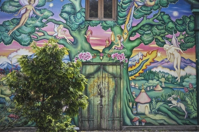 Hippie Murals in Freetown Christiania
