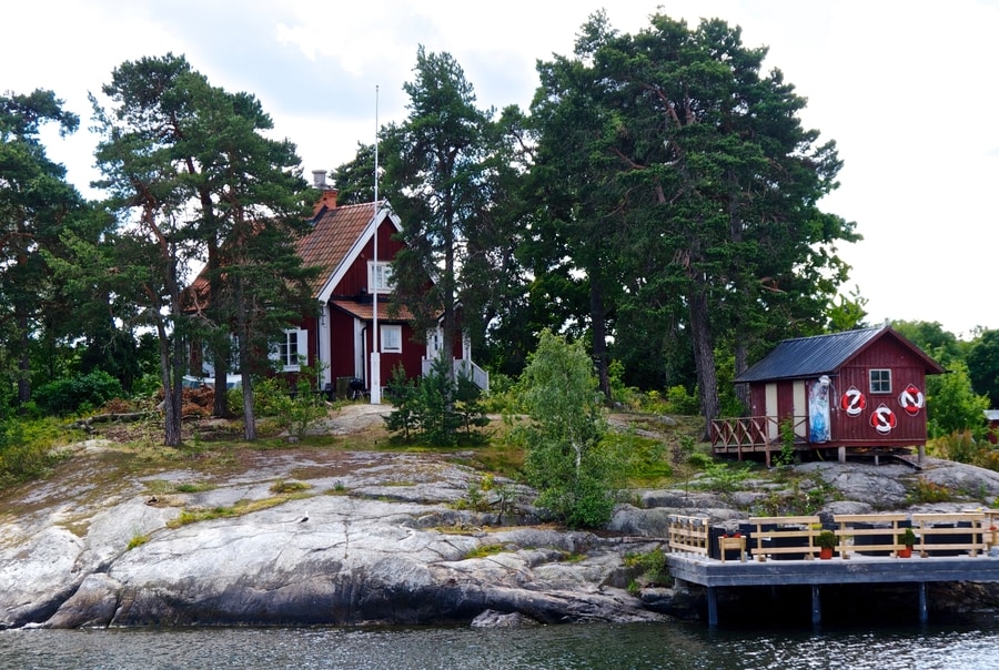  hus på Stockholms skærgård