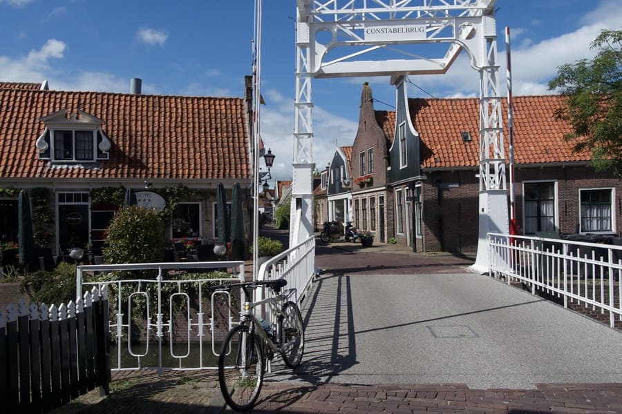quaint street in Edam