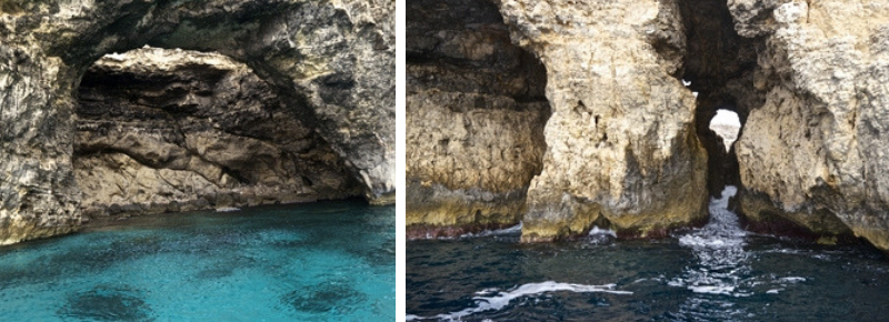 Sea Caves on the Comino Island Day Trip from Valletta