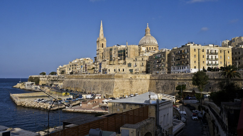 Valletta Malta Skyline