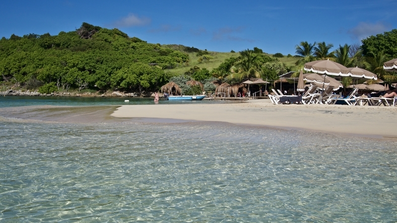 Pinel Island Beach in French St Martin