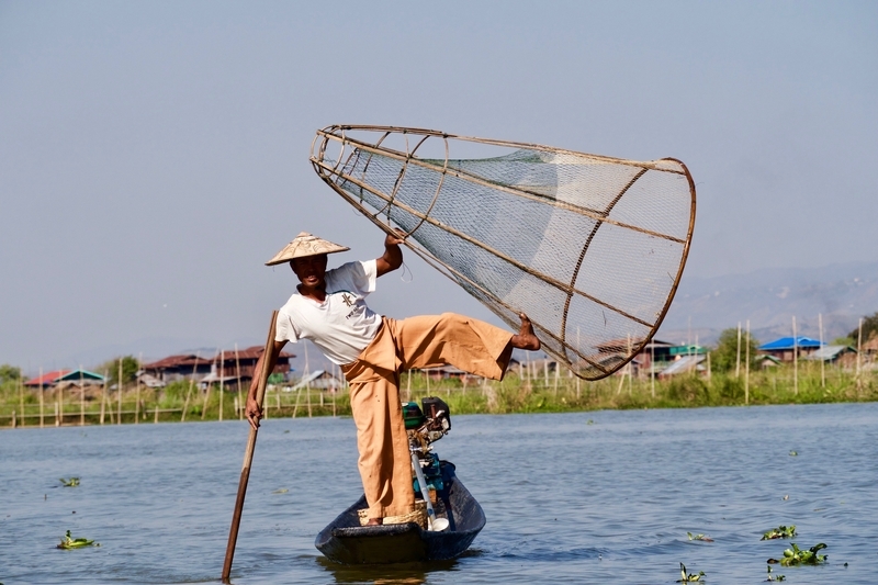 Inle Lake Fake Fishermen