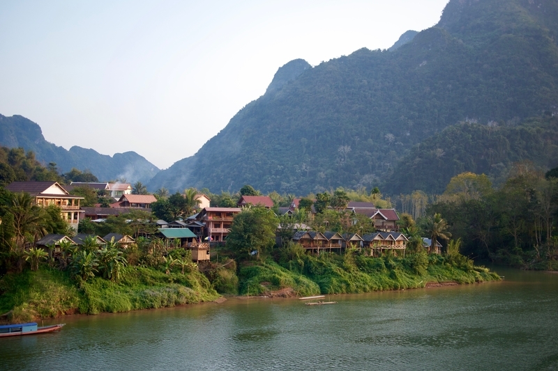 Nong Khiaw Village in Laos
