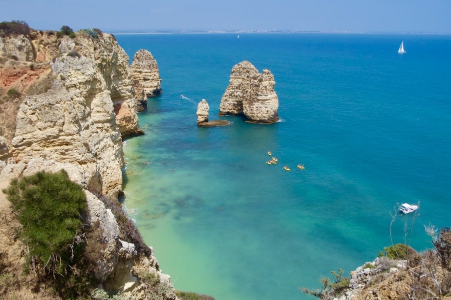 Algarve Coast rock formations