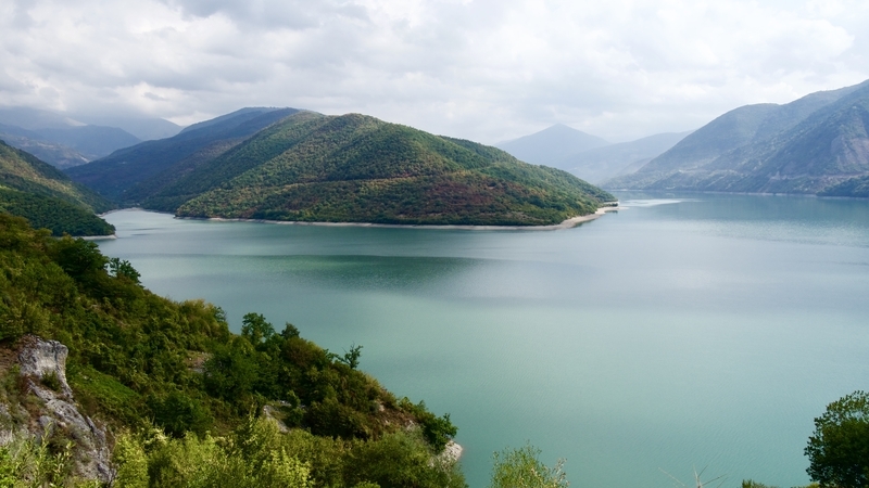 Zhinvali Resevoir, Georgian Military Highway