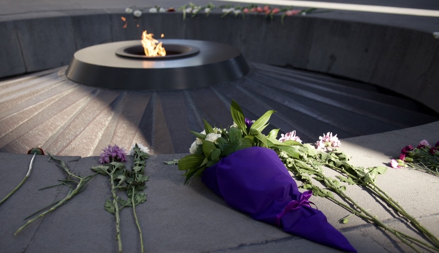 Armenian Genocide Museum Flame