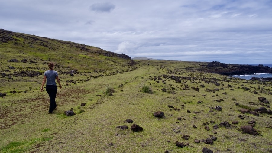 Easter Island Volcanic Landscape