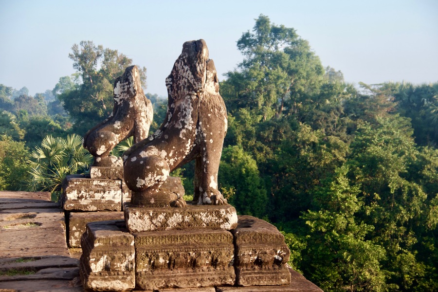 Lion Statues Angkor Wat