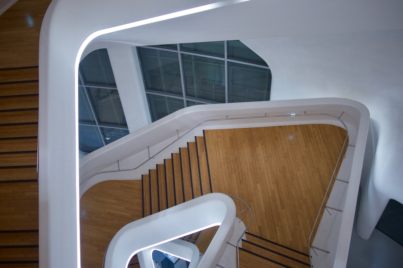 Staircase at the Zaha Hadid Designed Dongdaemun Plaza in Seoul