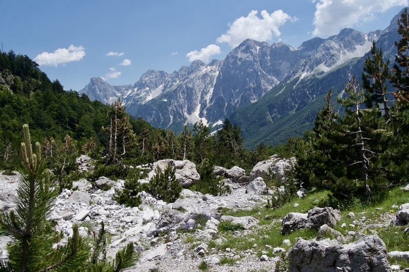 Accursed Mountains in Northern Albania
