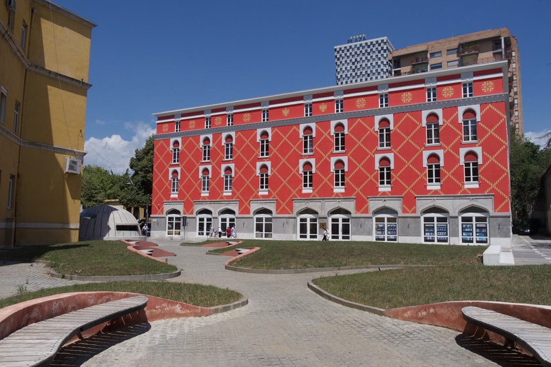 Colorful Building in Tirana