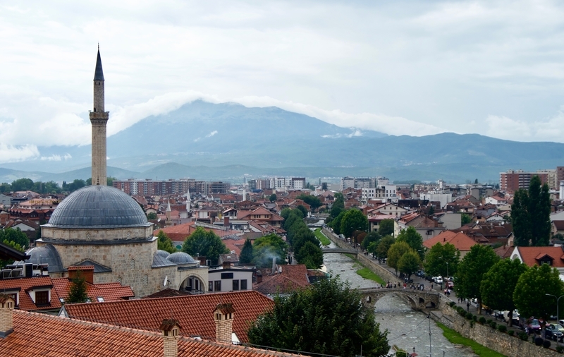 The Shar Mountains Form Prizren's Backdrop