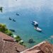 Clear blue water, Lake Ohrid Macedonia