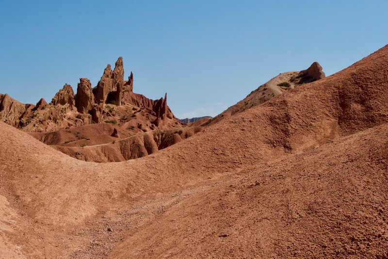 Skazka Canyon in Kyrgyzstan near Lake Issyk Kul