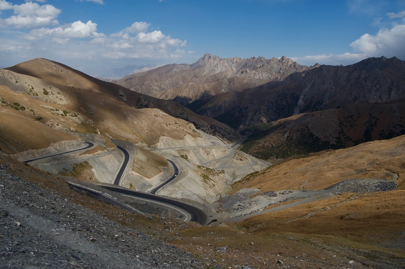 Winding Road on the Pamir Highway