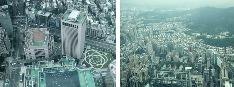 View from the Taipei 101 Buidling