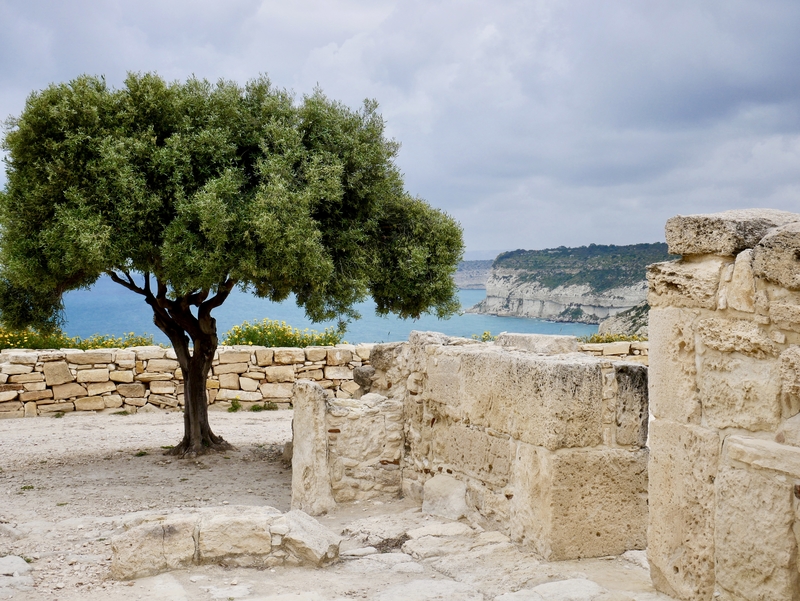 The Kourion Ruins on the southern coast of Cyprus